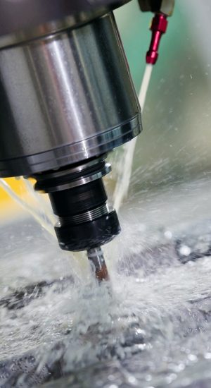 Cnc metal milling lathe machine in metal industry